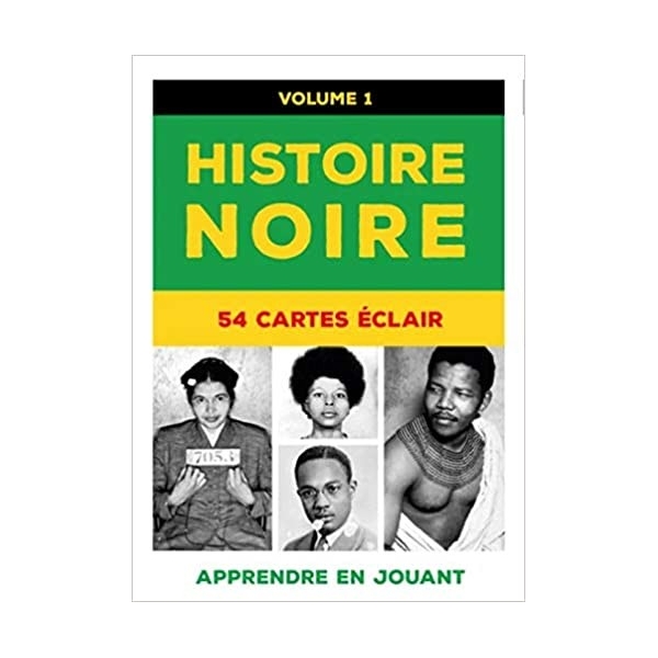 HISTOIRE NOIRE Vol1 - 54 cartes à jouer - apprendre en jouant