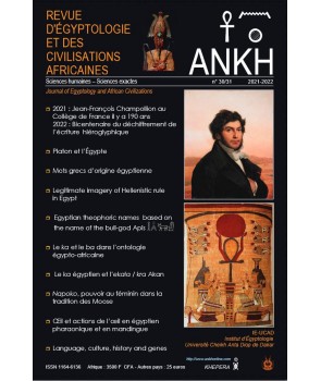 Revue Ankh N°30/31 2021-2022