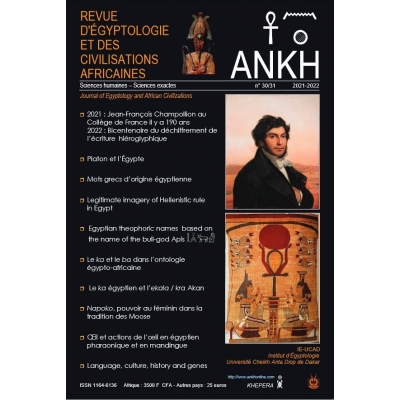 Revue Ankh N°30/31 2021-2022