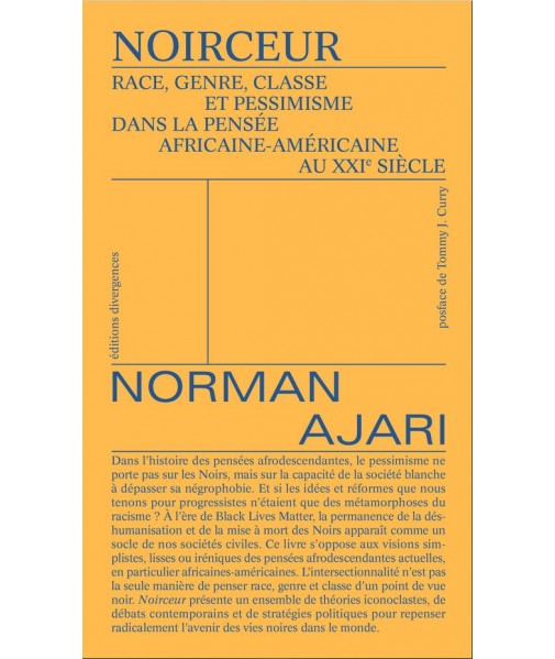 Noirceur - Race, genre, classe et pessimisme dans la pensée africaine-américaine au XXIe siècle