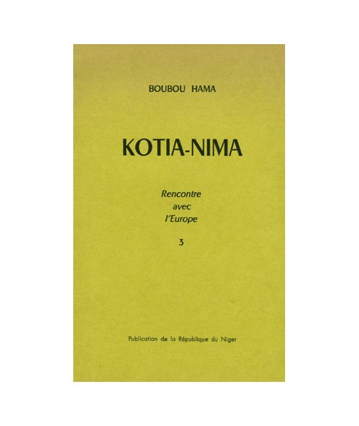 Kotia-Nima, tome III