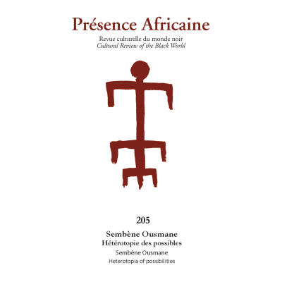 REVUE PRESENCE AFRICAINE N° 205 REVUE PRESENCE AFRICAINE N° 205