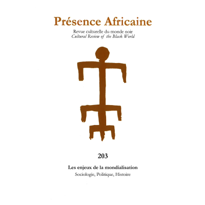 REVUE PRESENCE AFRICAINE N° 203 REVUE PRESENCE AFRICAINE N° 203