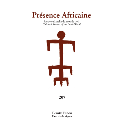 REVUE PRESENCE AFRICAINE N° 207 REVUE PRESENCE AFRICAINE N° 207