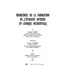 Problèmes de la formation de l'épargne interne en Afrique occidentale