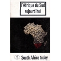 L\'Afrique du Sud aujourd\'hui, tome I