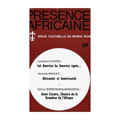 REVUE PRESENCE AFRICAINE N° 59