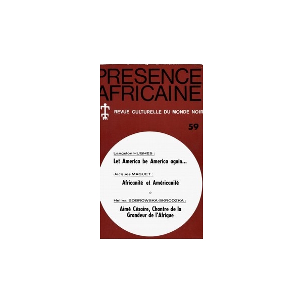 REVUE PRESENCE AFRICAINE N° 59