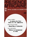 REVUE PRESENCE AFRICAINE N° 60