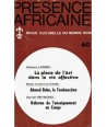 REVUE PRESENCE AFRICAINE N° 60