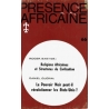 REVUE PRESENCE AFRICAINE N° 66