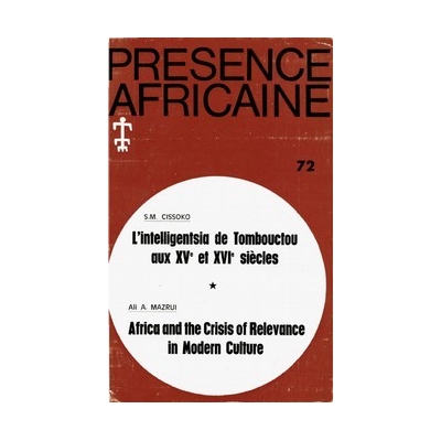 REVUE PRESENCE AFRICAINE N° 72