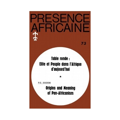 REVUE PRESENCE AFRICAINE N° 73