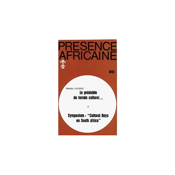 REVUE PRESENCE AFRICAINE N° 80