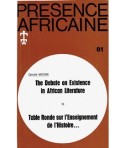 REVUE PRESENCE AFRICAINE N° 81