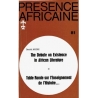REVUE PRESENCE AFRICAINE N° 81