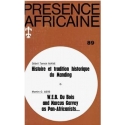 REVUE PRESENCE AFRICAINE  N°  89