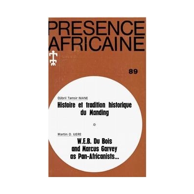 REVUE PRESENCE AFRICAINE N° 89