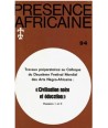 REVUE PRESENCE AFRICAINE N° 94