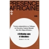 REVUE PRESENCE AFRICAINE N° 96