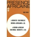 REVUE PRESENCE AFRICAINE  N°  99