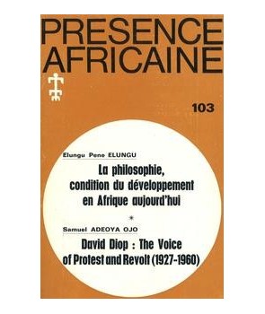 REVUE PRESENCE AFRICAINE N° 103