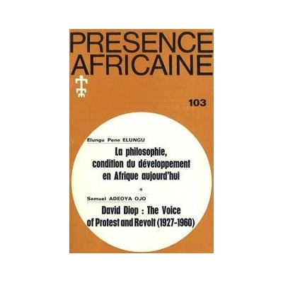 REVUE PRESENCE AFRICAINE N° 103