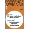 REVUE PRESENCE AFRICAINE N° 104