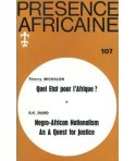 REVUE PRESENCE AFRICAINE N° 107