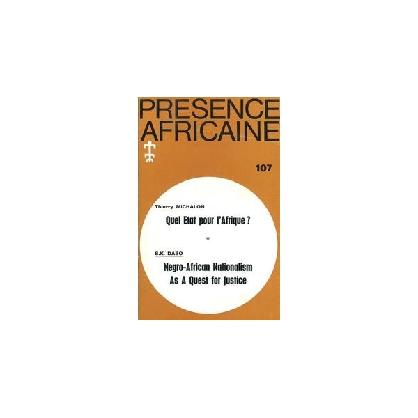 REVUE PRESENCE AFRICAINE N° 107