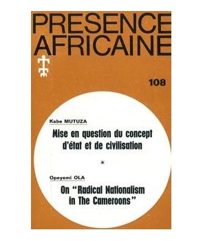 REVUE PRESENCE AFRICAINE N° 108
