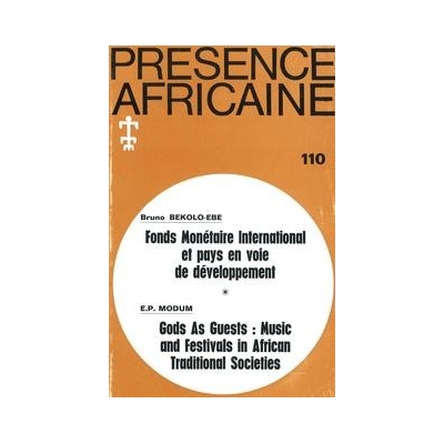 REVUE PRESENCE AFRICAINE N° 110