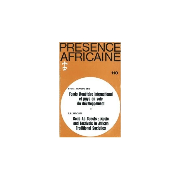 REVUE PRESENCE AFRICAINE N° 110