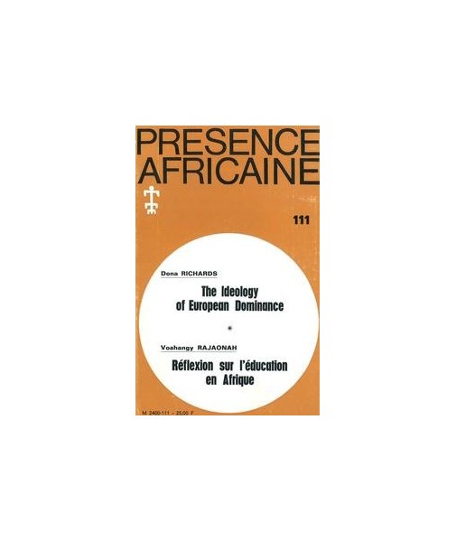 REVUE PRESENCE AFRICAINE N° 111