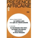 REVUE PRESENCE AFRICAINE  N°  114
