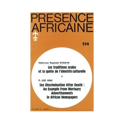 REVUE PRESENCE AFRICAINE N° 114