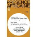 REVUE PRESENCE AFRICAINE  N°  125