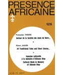 REVUE PRESENCE AFRICAINE N° 125
