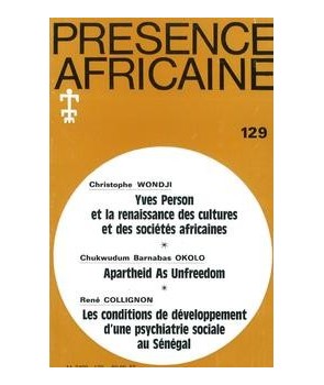 REVUE PRESENCE AFRICAINE N° 129