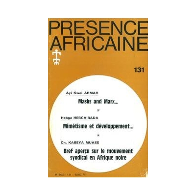 REVUE PRESENCE AFRICAINE N° 131