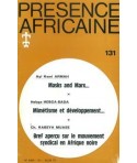 REVUE PRESENCE AFRICAINE N° 131