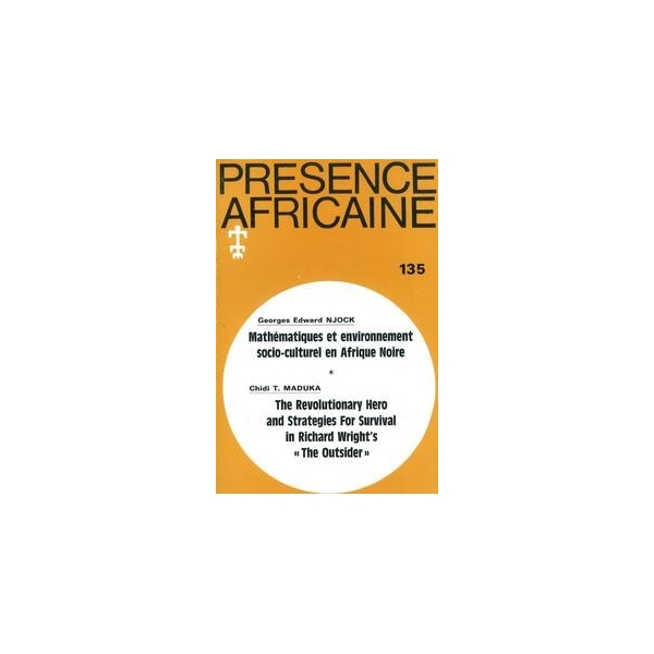 REVUE PRESENCE AFRICAINE N° 135