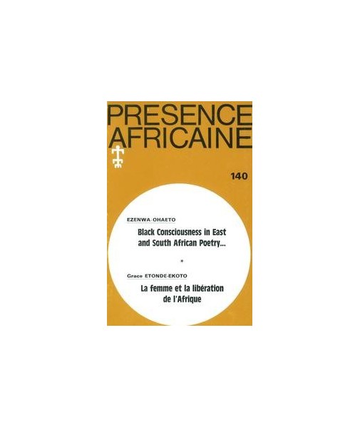 REVUE PRESENCE AFRICAINE N° 140