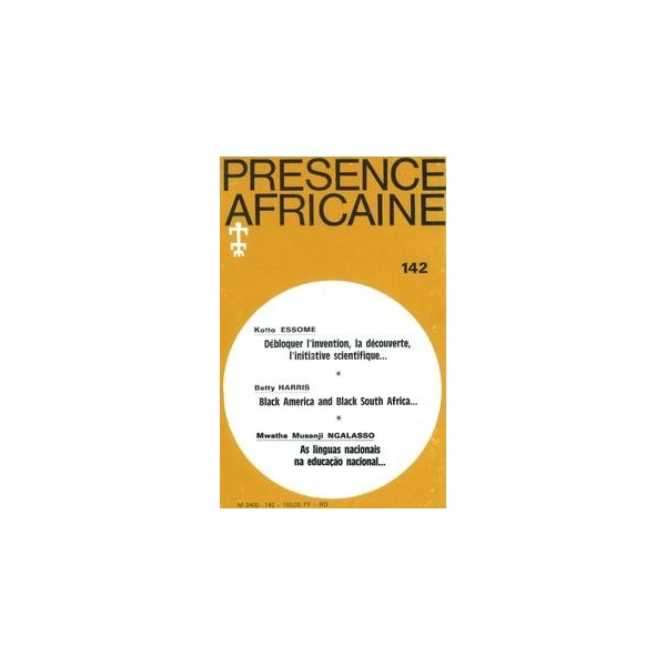 REVUE PRESENCE AFRICAINE N° 142