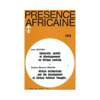 REVUE PRESENCE AFRICAINE N° 143