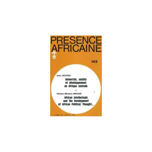 REVUE PRESENCE AFRICAINE N° 143