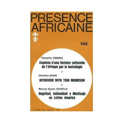 REVUE PRESENCE AFRICAINE N° 145