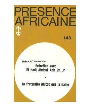 REVUE PRESENCE AFRICAINE N° 148