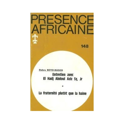 REVUE PRESENCE AFRICAINE N° 148