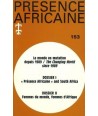 REVUE PRESENCE AFRICAINE N° 153